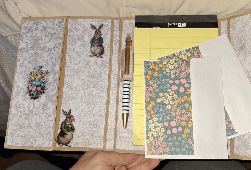 Mr. Rabbit Handmade Folio | Refillable Notepad Organizer